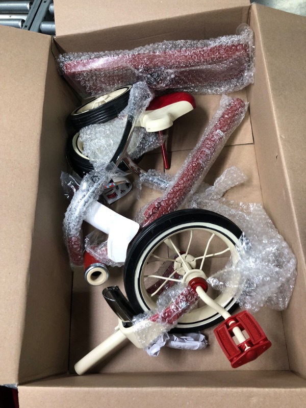 Photo 1 of Radio Flyer Classic Red 10" Tricycle for Toddlers Ages 2-4, Toddler Bike Red Tricycle