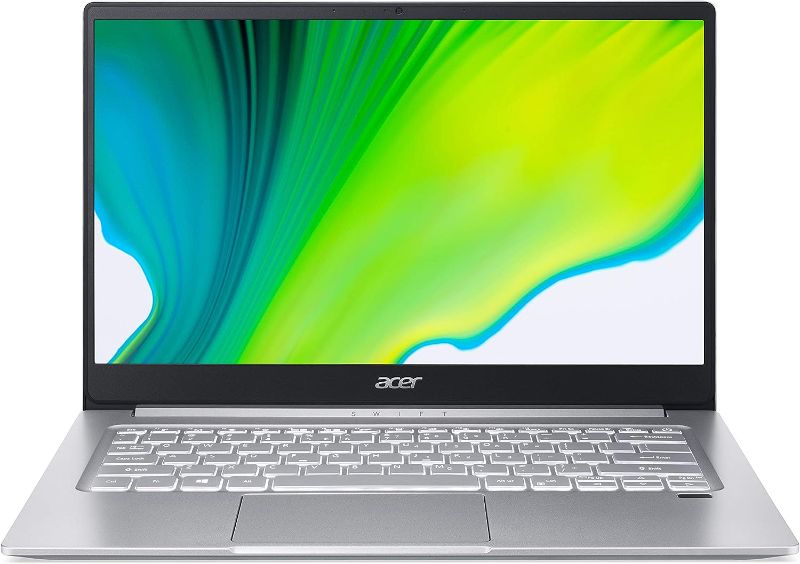 Photo 1 of Acer Swift 3 Thin & Light Laptop, 14" Full HD IPS, AMD Ryzen 7 4700U Octa-Core with Radeon Graphics, 8GB LPDDR4, 512GB NVMe SSD, Wi-Fi 6, Backlit KB, Fingerprint Reader, Alexa Built-in
