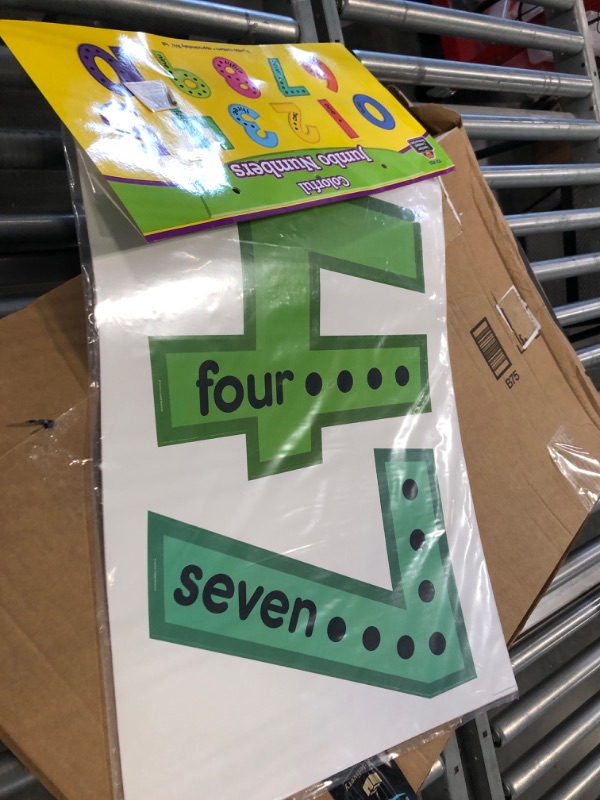 Photo 1 of Teacher Created Resources Colorful Jumbo Numbers Bulletin Board (TCR9123)