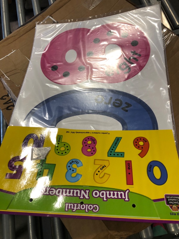 Photo 1 of Teacher Created Resources Colorful Jumbo Numbers Bulletin Board (TCR9123)