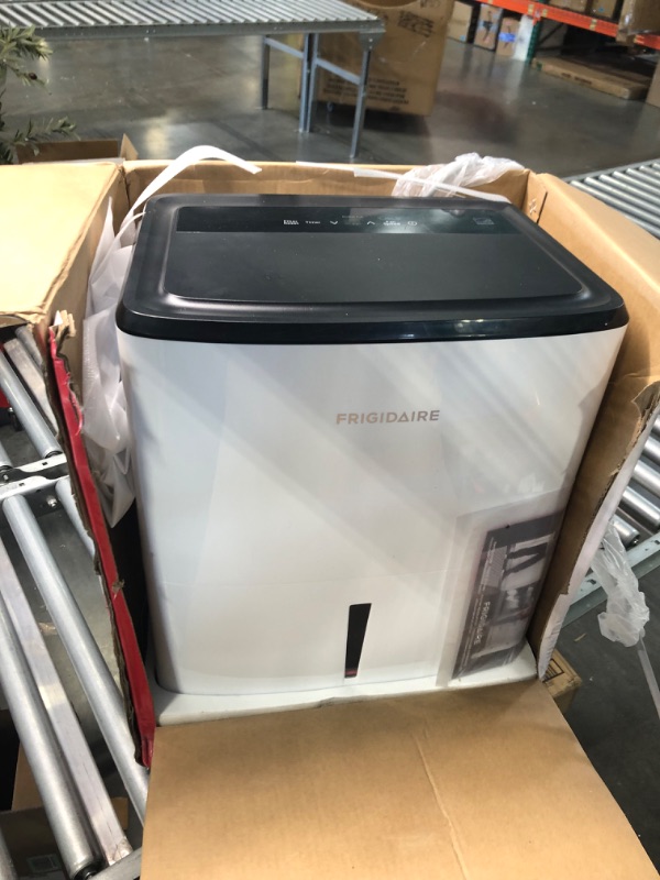 Photo 3 of Frigidaire FFAD2233W1 Dehumidifier, Low Humidity 22 Pint Capacity with a Easy-to-Clean Washable Filter and Custom Humidity Control for maximized comfort, in White 22 PINT Dehumidifier
