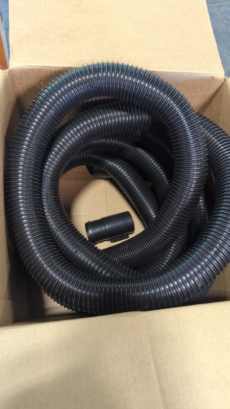 Photo 1 of 2-1/2 in. x 20 ft. Dual-Flex Tug-A-Long Locking Vacuum Hose for RIDGID Wet/Dry Shop Vacuums
