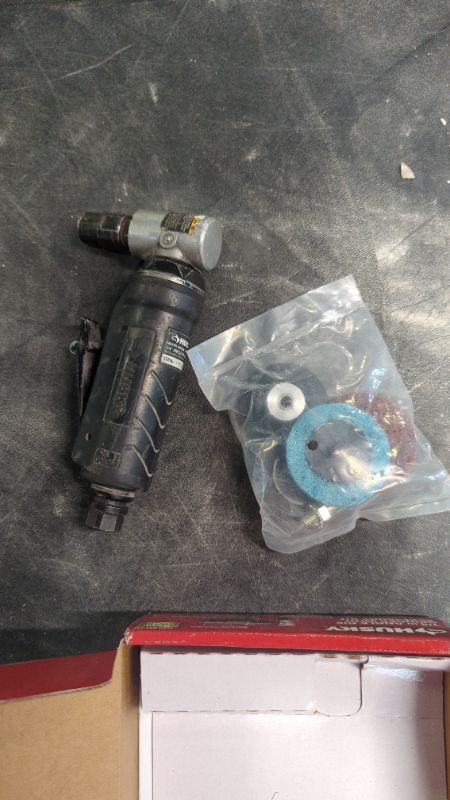 Photo 4 of 1/4 in. Angle Die Grinder with Accessory Kit