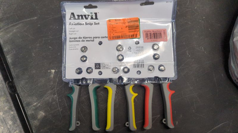 Photo 3 of Anvil - Straight-Cut Aviation Snip (3-Pack)