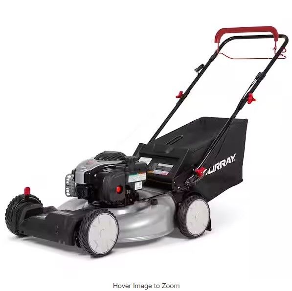 Photo 1 of 22 in. 140 cc Briggs & Stratton Walk Behind Gas Self-Propelled Lawn Mower with Front Wheel Drive and Bagger