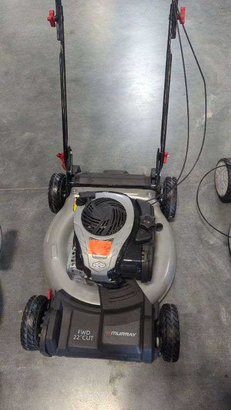 Photo 2 of 22 in. 140 cc Briggs & Stratton Walk Behind Gas Self-Propelled Lawn Mower with Front Wheel Drive and Bagger

