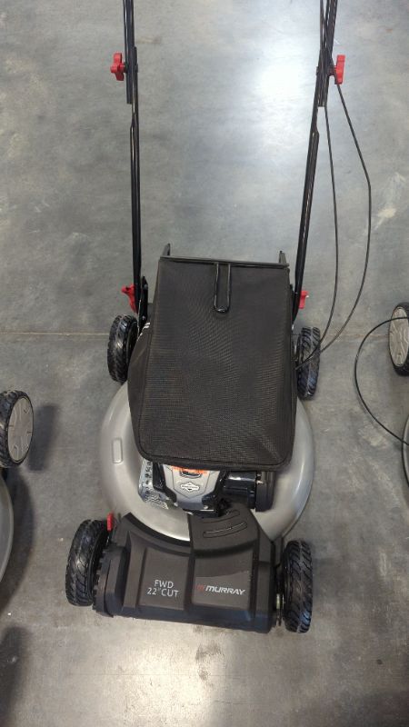 Photo 4 of 22 in. 140 cc Briggs & Stratton Walk Behind Gas Self-Propelled Lawn Mower with Front Wheel Drive and Bagger
