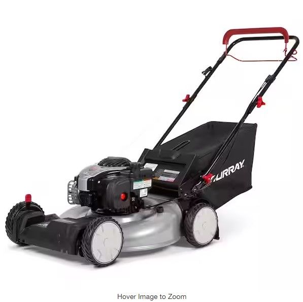 Photo 1 of 22 in. 140 cc Briggs & Stratton Walk Behind Gas Self-Propelled Lawn Mower with Front Wheel Drive and Bagger
