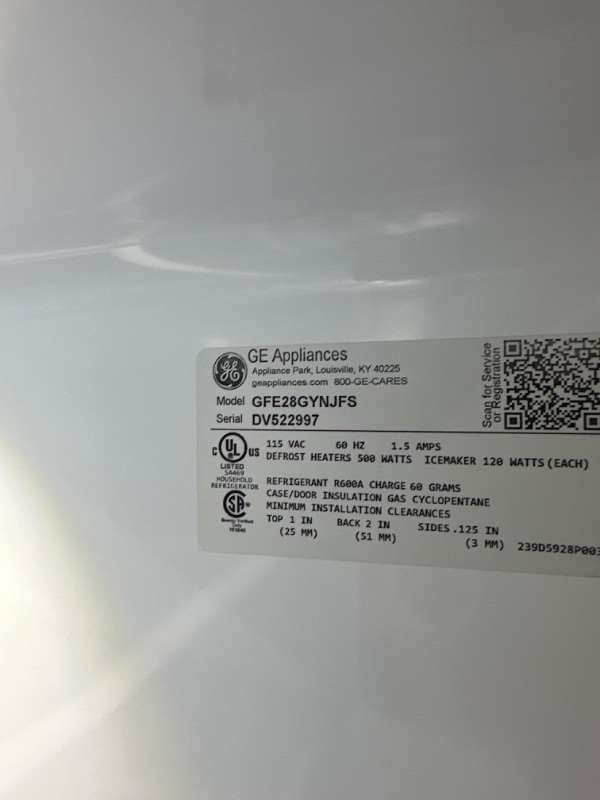Photo 14 of GE® ENERGY STAR® 27.7 Cu. Ft. Fingerprint Resistant French-Door Refrigerator GFE28GYNJFS