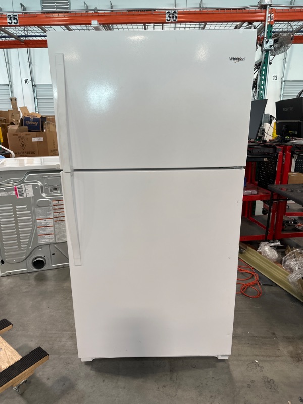 Photo 1 of 33-inch Wide Top Freezer Refrigerator - 20 cu. ft. Model: WRT311FZDW 
