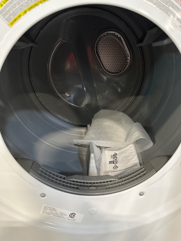 Photo 3 of 7.5 cu. ft. Electric Dryer with Sensor Dry in White