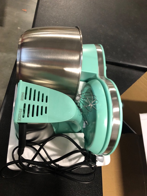 Photo 3 of Hamilton Beach Classic Stand and Hand Mixer, 4 Quarts, 6 Speeds with QuickBurst, Bowl Rest, 290 Watts Peak Power, Blue (64658)