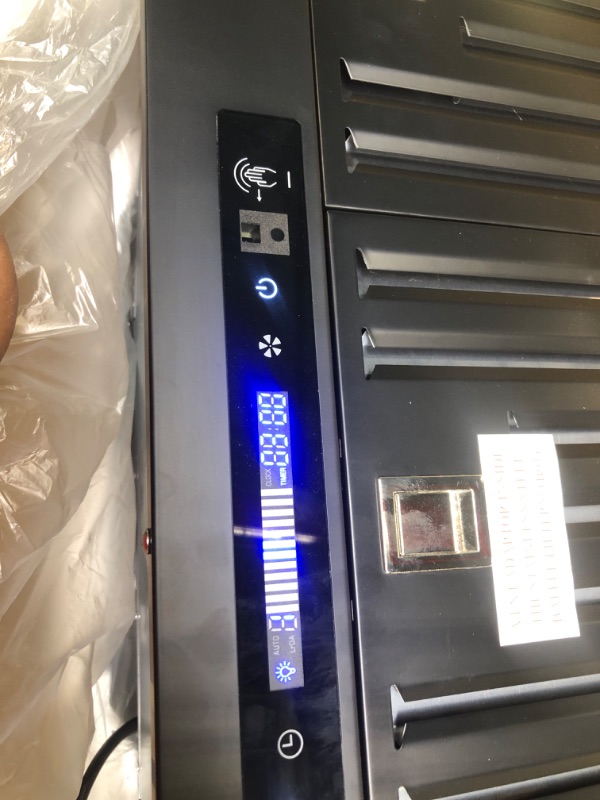 Photo 1 of IKTCH 36 inch Black Built-in/Insert Range Hood, 900 CFM Ducted/Ductless Stainless Steel Kitchen Vent Hood with 4 Speed Gesture Sensing&Touch Control Panel(IKB01-36-BSS) Black 36''