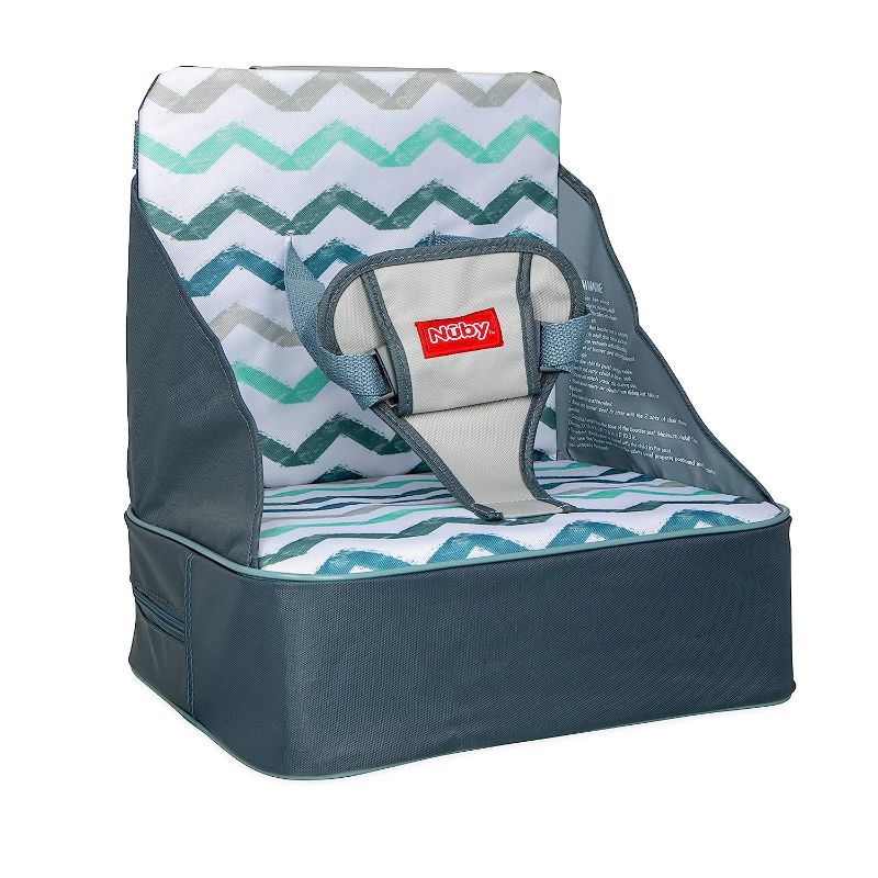 Photo 1 of 
Nuby Easy Go Safety Lightweight High Chair Booster Seat, Great for Travel, Gray

