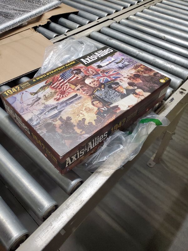 Photo 1 of Hasbro Gaming Avalon Hill Axis & Allies 1942 Second Edition WWII Strategy Board Game, with Extra Large Gameboard, Ages 12 and Up, 2-5 Players, Brown