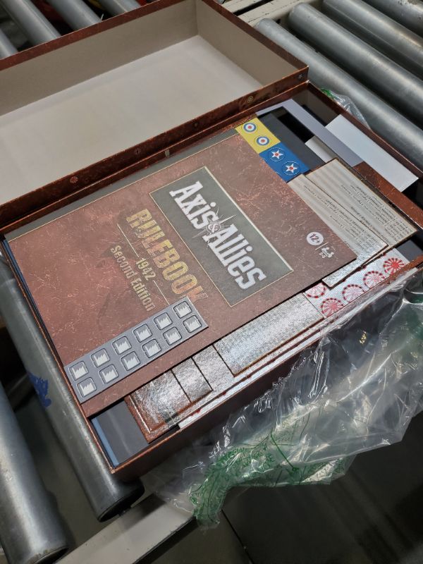 Photo 1 of Hasbro Gaming Avalon Hill Axis & Allies 1942 Second Edition WWII Strategy Board Game, with Extra Large Gameboard, Ages 12 and Up, 2-5 Players, Brown