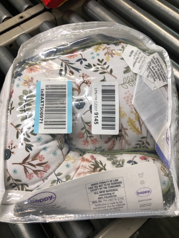 Photo 3 of Boppy Anywhere Nursing Support, Sage and Spice Floral with Stretch Belt That Stores Small, Breastfeeding and Bottle-Feeding Support at Home and for Travel, Plus Sized to Petite, Machine Washable