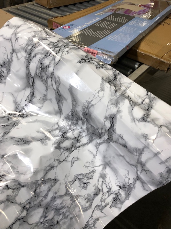 Photo 3 of  Black and White Marble Contact Pape