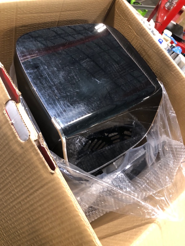 Photo 1 of Gourmia Air Fryer Oven Digital Display 7 Quart Large AirFryer Cooker 12 Touch Cooking Presets, XL Air Fryer Basket 1700w Power Multifunction GAF716 Black and Stainless Steel Accents FRY FORCE 360°