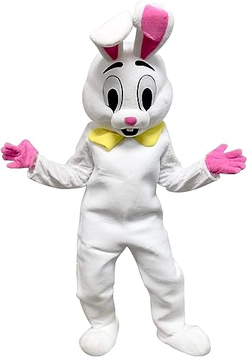 Photo 1 of Plush Easter Bunny Mascot Costume Rabbit Costume Adult