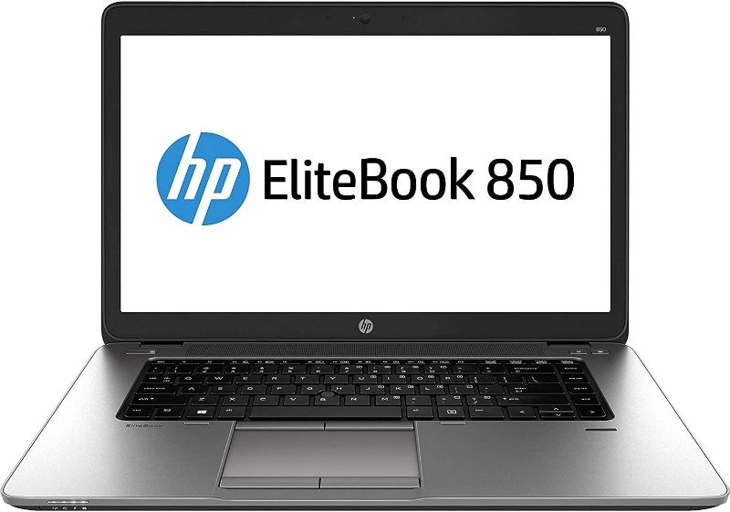 Photo 1 of HP EliteBook 850 G1 15.6 inches Laptop, Core i5-4210U 1.7GHz, 8GB Ram, 500GB HDD, Windows 10 Pro 64bit (Renewed)