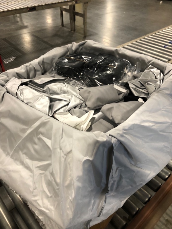 Photo 1 of SELIMON 300D Top Class A RV Cover Rip-Resistent & Waterproof Winter Camper Cover with Anti-UV Silver Coating Fits 33' to 37' Motorhome 33' ~ 37' (444'L*110'W*120'H)