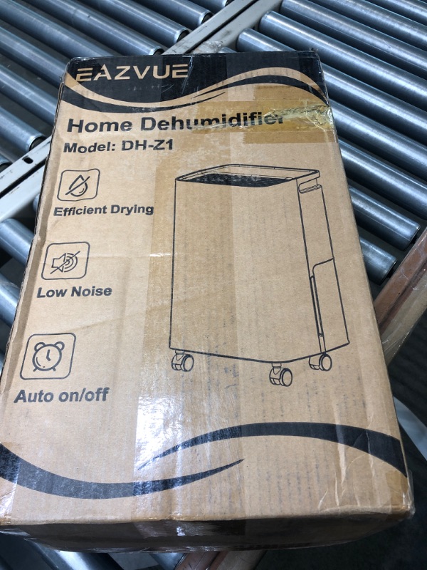 Photo 2 of Home Dehumidifiers for 2000 Sq. Ft Rooms Basements with Drain Hose, EAZVUE 30 Pint Dehumidifier with Auto and Manual Drainage, 12 Hours Timer, Child Lock, Dry Clothes, Intelligent Humidity Control for Bedroom, Bathroom, Laundry Room, Office