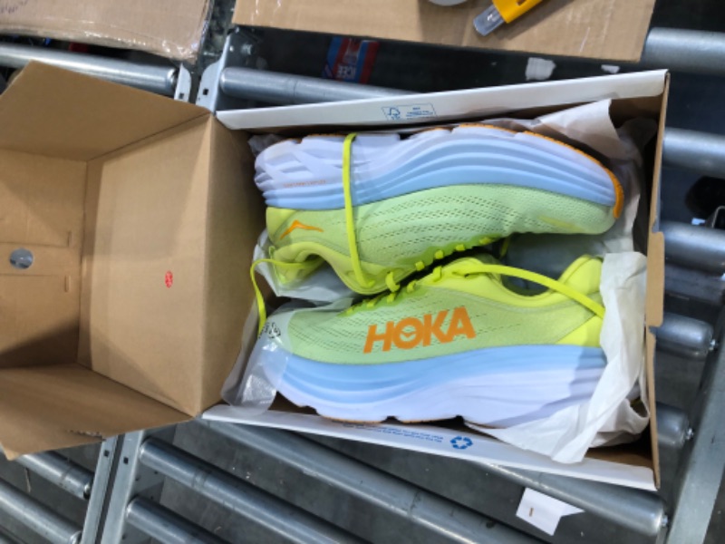 Photo 4 of Hoka One Men's Bondi 8 Running Shoe 12 Butterfly Evening Primrose