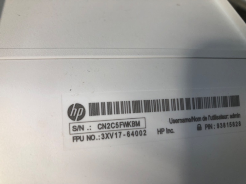 Photo 3 of HP DeskJet 2755e Wireless Color All-in-One Printer with bonus 6 months Instant Ink (26K67A), white