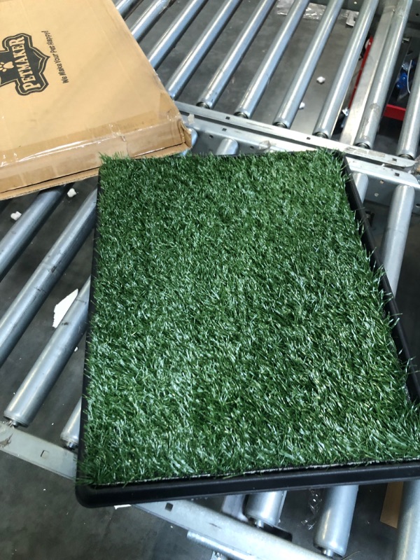 Photo 1 of Artificial Grass Puppy Pad for Dogs and Small Pets – Portable Training Pad with Tray – Dog Housebreaking Supplies by PETMAKER (16" x 20")