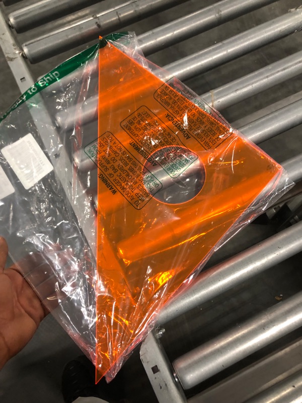 Photo 3 of ALVIN Fluorescent Professional Acrylic Triangle, 45/90 Degree 14" Model 131F-14 Multipurpose Tool for Drafting, Design, and Architecture, Great for Machining and Woodworking - 14 inches 14" 45/90 Degrees