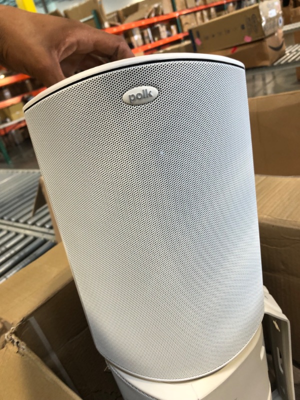 Photo 1 of Polk Audio Atrium 6 Outdoor All-Weather Speakers with Bass Reflex Enclosure (Pair, White) | Broad Sound Coverage | Speed-Lock Mounting System and $20 Amazon.com Gift Card