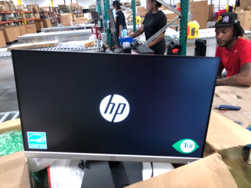 Photo 2 of HP 24mh FHD Monitor - Computer Monitor with 23.8-Inch IPS Display (1080p) - Built-In Speakers and VESA Mounting - Height/Tilt Adjustment for Ergonomic Viewing - HDMI and DisplayPort - (1D0J9AA#ABA)