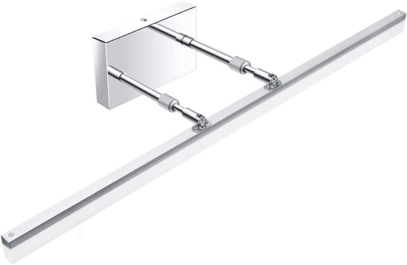 Photo 1 of Aipsun 31.5 inch Dimmable Modern LED Vanity Lights Chrome Adjustable Bathroom Light Fixtures Over Mirror(White Light) Chrome-Dimmable 31.5 inch