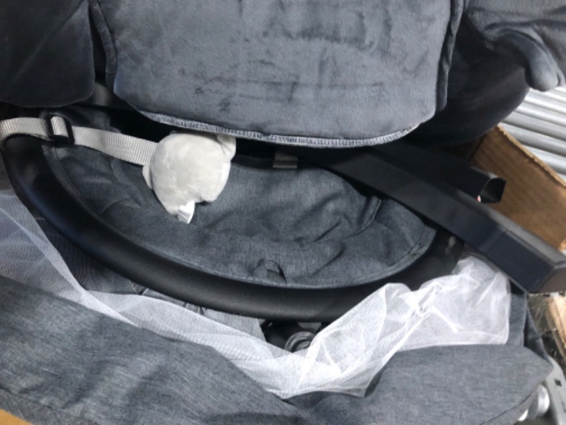 Photo 1 of Baby Swings for Infants, BabyBond Bluetooth Infant Swing with Music Speaker with 3 Seat Positions, 5 Point Harness Belt, 5 Speeds and Remote Control - Portable Baby Swing for Indoor and Outdoor Baby Swing with mosquito nets