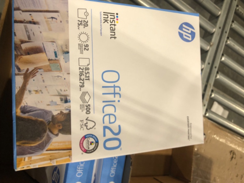 Photo 3 of HP Printer Paper | 8.5 x 11 Paper | Office 20 lb | 5 Ream Case - 2500 Sheets | 92 Bright | Made in USA-FSC Certified | 112150C 5 Ream | 2500 Sheets Letter (8.5 x 11)