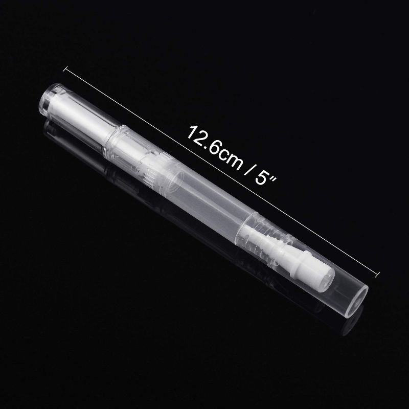Photo 1 of 3 Pack 3 Ml Transparent Twist Pens Empty Nail Oil Pen Brush, Cuticle Oil Pen Cosmetic Lip Gloss Container Applicators