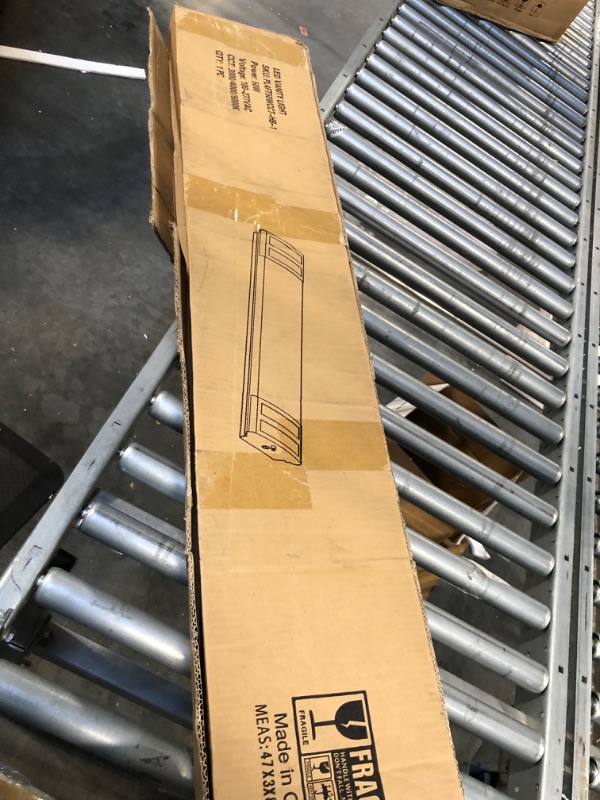 Photo 1 of 4FT 3 CCT LED Flush Mount Puff Lights 50W, 5000lm, 3000K/4000K/5000K Selectable, 4 Foot Kitchen Ceiling Lights for Kitchen, Utility Room, Laundry, Fluorescent Replacement, 120-277V, ETL