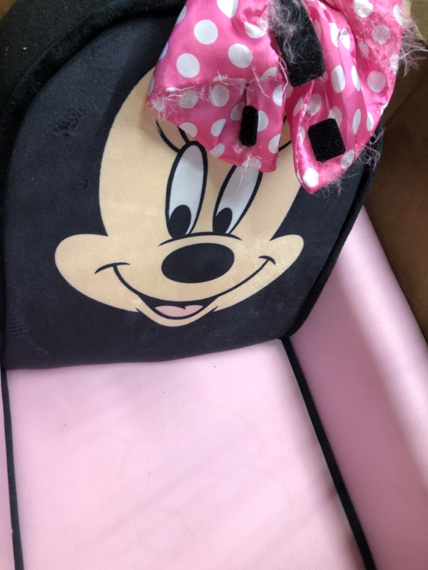 Photo 4 of Delta Children Figural Upholstered Kids Chair, Disney Minnie Mouse