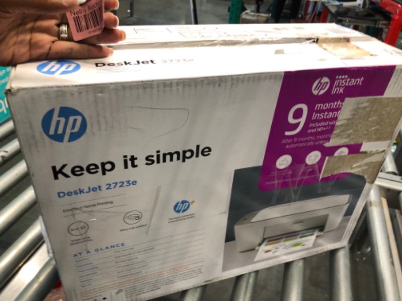 Photo 1 of HP DeskJet 2723e All-in-One Printer with Bonus 9 Months of Instant Ink