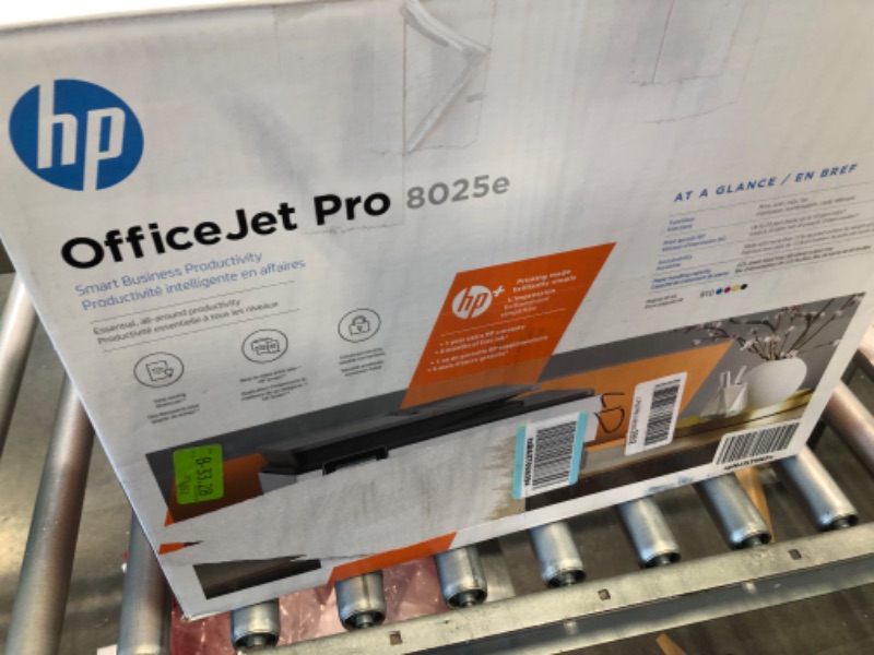 Photo 1 of HP OfficeJet Pro 8025e Wireless Color All-in-One Printer with bonus 6 free months Instant Ink with HP+ (1K7K3A) New version