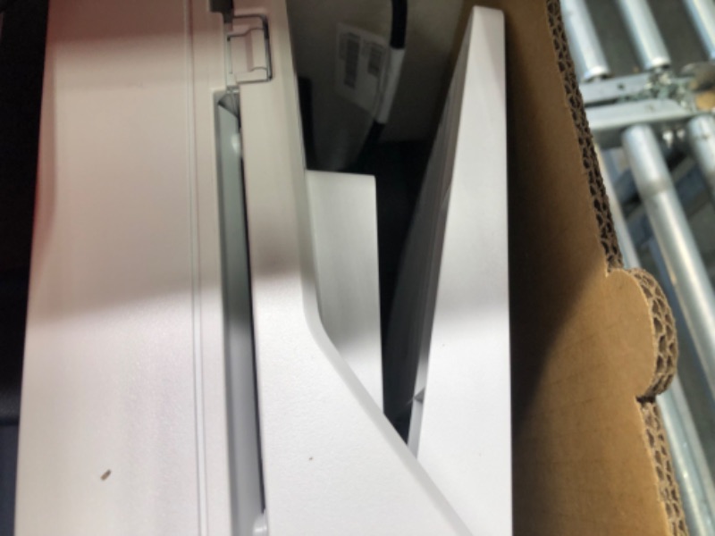 Photo 1 of HP DeskJet 2755e Wireless Color All-in-One Printer with bonus 6 months Instant Ink (26K67A), white