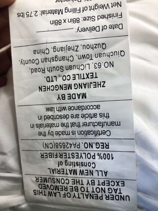 Photo 1 of AHJ Beddings Full Size 8 Piece Bed in a Bag - 500GSM Comforter Set with 18 inch Deep Fitted, Flat, Bed Skirt, Pillowcases & Shams, 600 Thread Count, Egyptian Cotton, White Full White