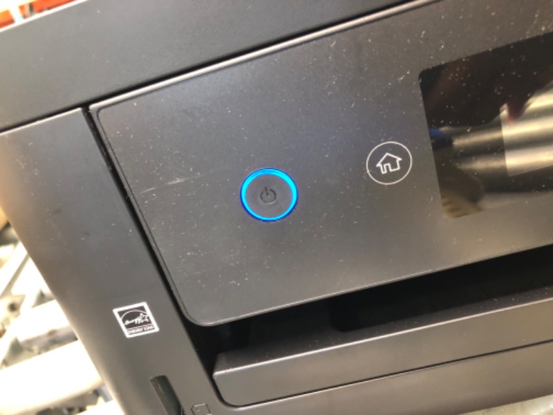 Photo 1 of Epson EcoTank ET-2750 Wireless Color All-in-One Cartridge-Free Supertank Printer with Scanner, Copier and Ethernet, Regular EcoTank ET-2750 - Renewed