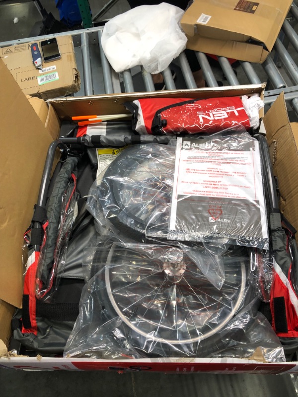 Photo 1 of Allen Sports Deluxe Steel Child Trailer 2-child Trailer Red