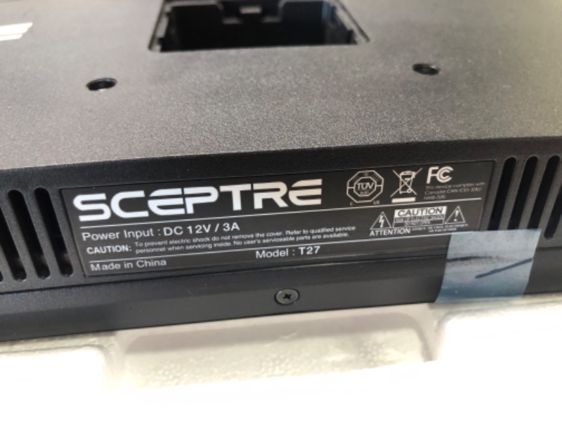 Photo 2 of Sceptre 27" Curved 75Hz LED Monitor HDMI VGA Build-in Speakers, Edge-Less Metal Black 2019 (C275W-1920RN)