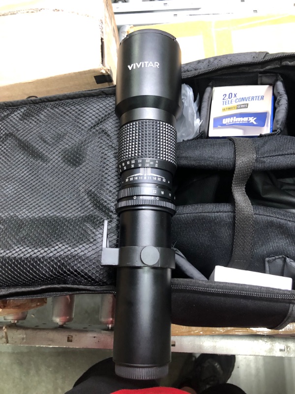 Photo 3 of Vivitar 500mm f/8 Telephoto Lens For Nikon Digital SLR Camera - Fixed - Comesa with backpack