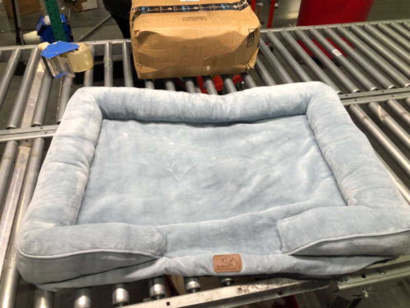 Photo 1 of Bedsure Large Orthopedic Dog Bed for Large Dogs - Big Waterproof Dog Bed Large, Foam Sofa with Removable Washable Cover, Waterproof Lining and Nonskid Bottom Couch, Pet Bed, Black L?35x25x7"? Black