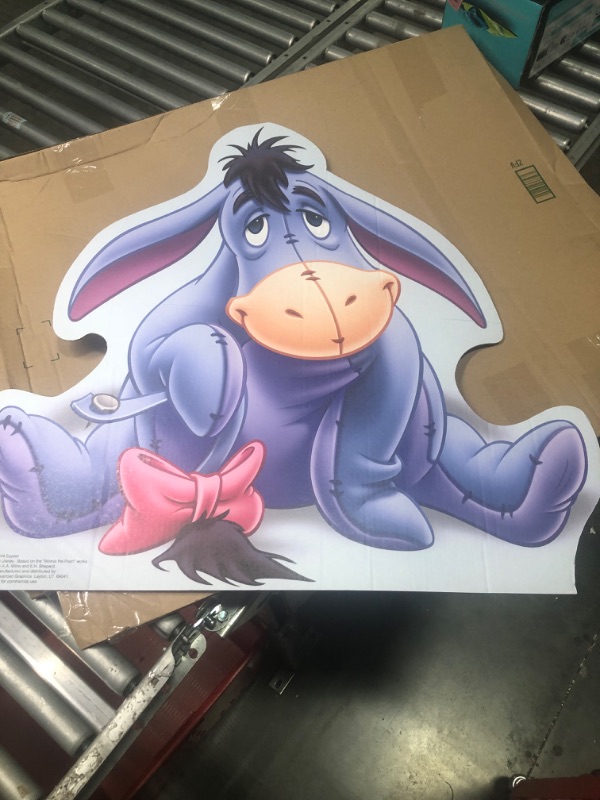 Photo 2 of Advanced Graphics Eeyore Life Size Cardboard Cutout Standup - Disney's Winnie The Pooh