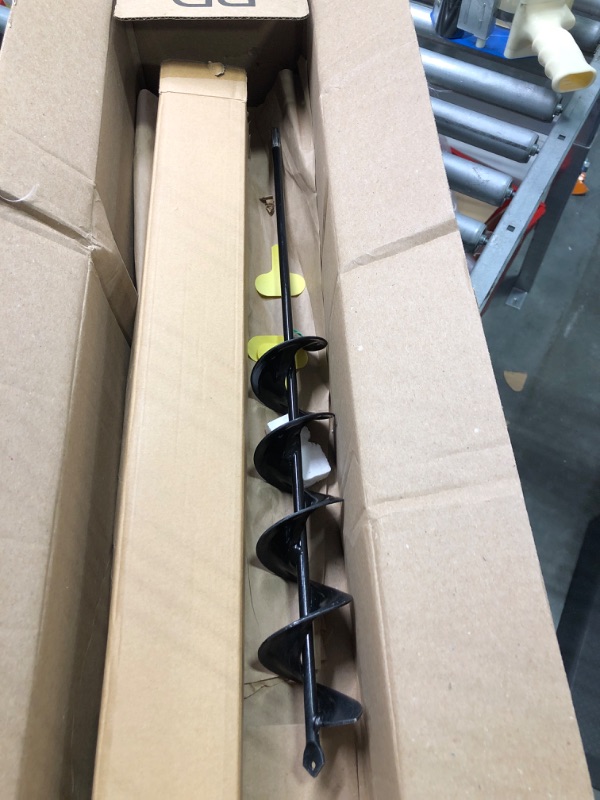 Photo 2 of 3 x 24 Inch Auger Drill Bit for Planting - Easy Planter Garden Auger - Bulb & Bedding Plant Augers - Post Hole Digger for 3/8” Hex Drive Drill 3"x24" style 2